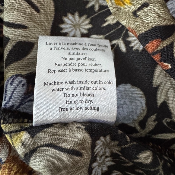 Véro - Brown Floral Belted Midi Dress - Picture 14 of 15